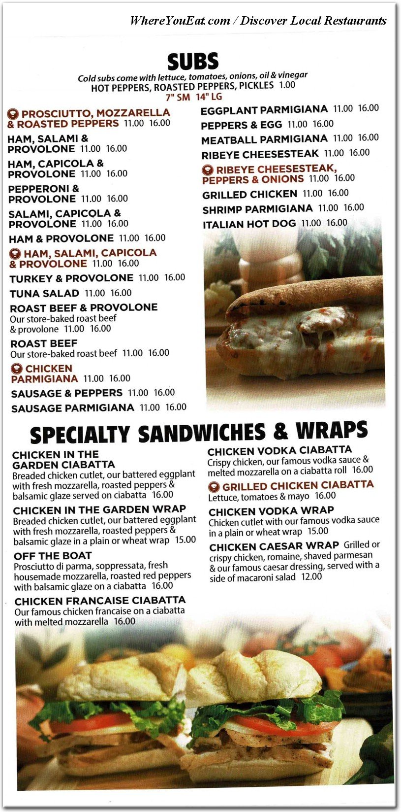 menu 4